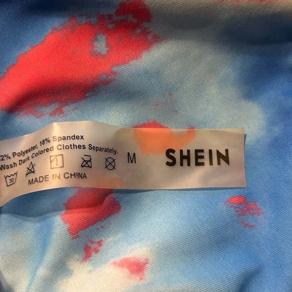 SHEIN Pastel Tie-Dye Bikini Set - Picture 9 of 9